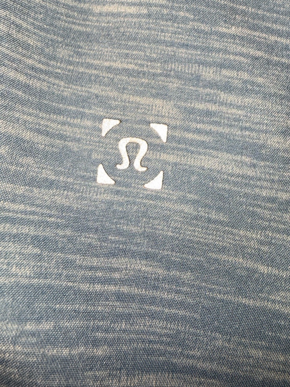 Lululemon Surge Short *Liner 6" Heather Allover Blue Cast Utility Blue Med - Picture 7 of 11
